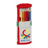 Penalhus med Tilbehr Benetton Pop Gr (27 Dele) (7 x 20 x 7 cm) #1
