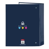 Ringbind Benetton Love Marinebl A4 (27 x 33 x 6 cm) #2