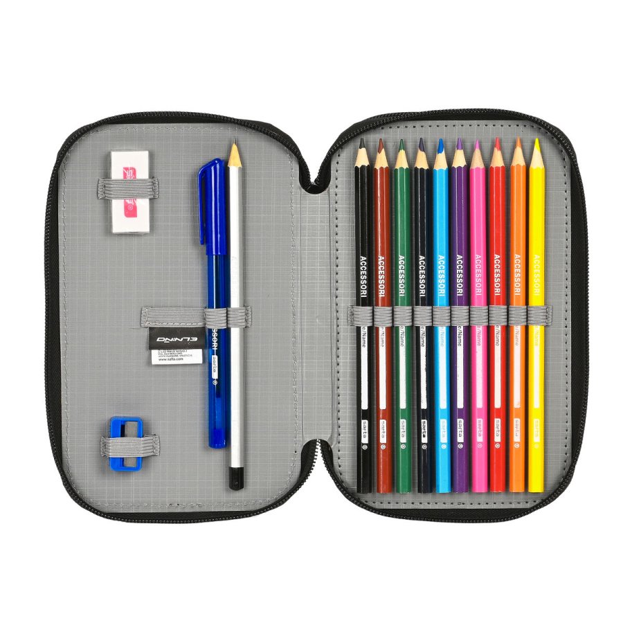 Penalhus med Tilbehr El Nio Green bali Sort 12.5 x 19.5 x 4 cm (28 Dele) #4