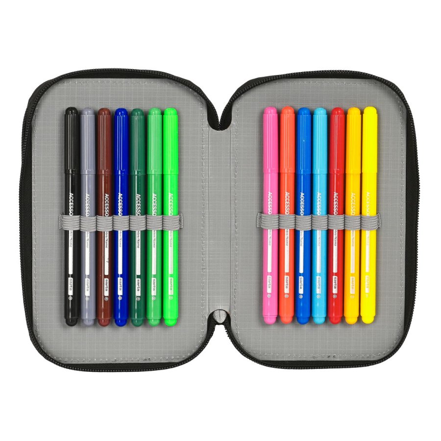 Penalhus med Tilbehr El Nio Green bali Sort 12.5 x 19.5 x 4 cm (28 Dele) #2