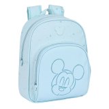 Skoletaske Mickey Mouse Clubhouse Baby Lysebl 28 x 34 x 10 cm #1