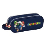 Dobbelt carry-all Super Mario Marinebl 21 x 8 x 6 cm #1
