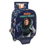 Skolerygsk med Hjul Buzz Lightyear Marinebl (22 x 27 x 10 cm) #1