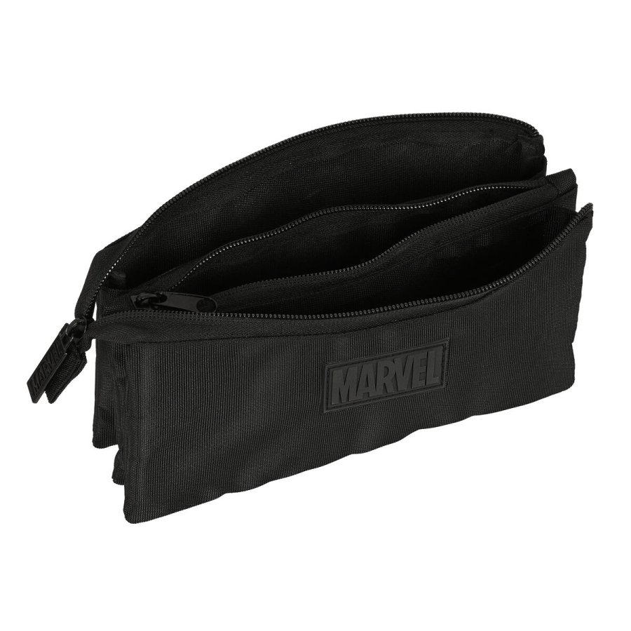 Tredobbelt bretaske Capitn Amrica Sort (22 x 12 x 3 cm) #2