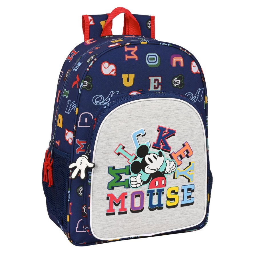 Skoletaske Mickey Mouse Only One Marinebl 33 x 42 x 14 cm #1