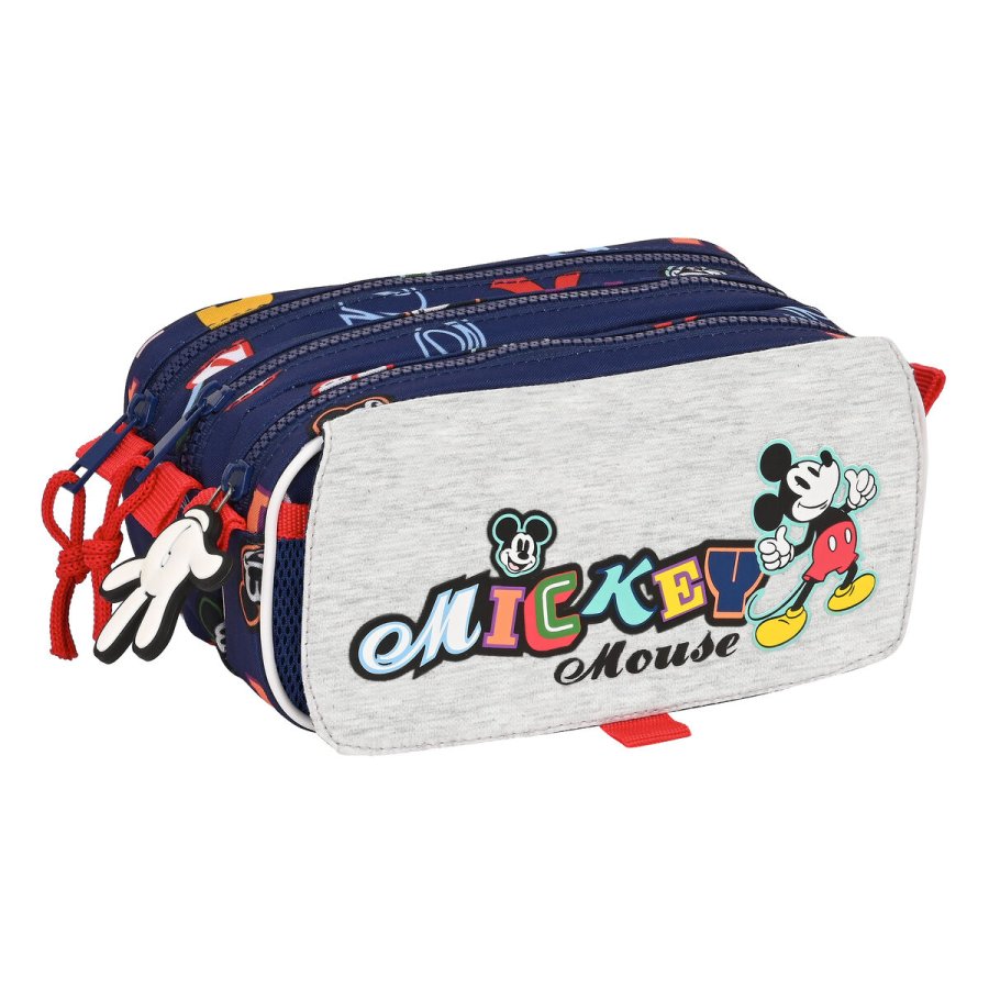 Tredobbelt bretaske Mickey Mouse Clubhouse Only one Marinebl 21,5 x 10 x 8 cm #1