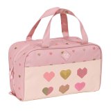 Skoletoilettaske Glow Lab Hearts Pink 31 x 14 x 19 cm #1
