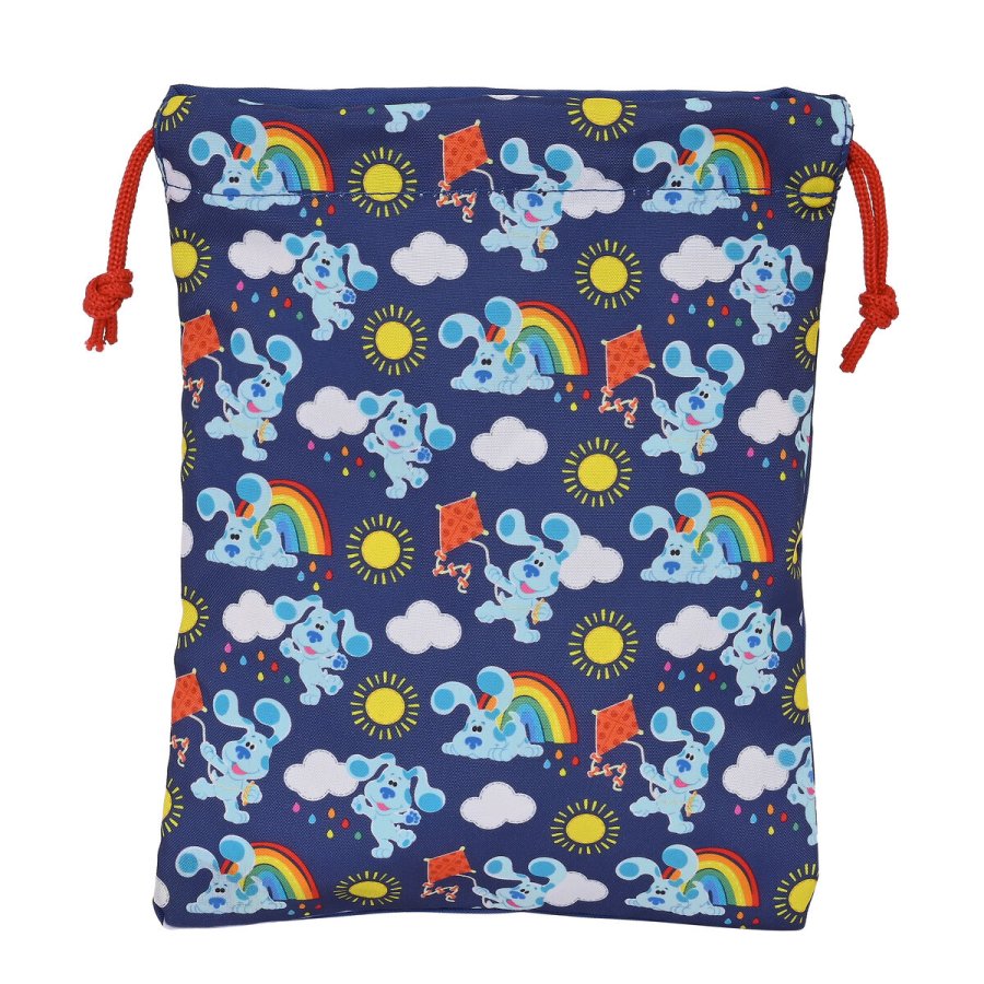 Madkasse med tilbehr Blue's Clues 20 x 25 cm sk (sack) Marinebl #2