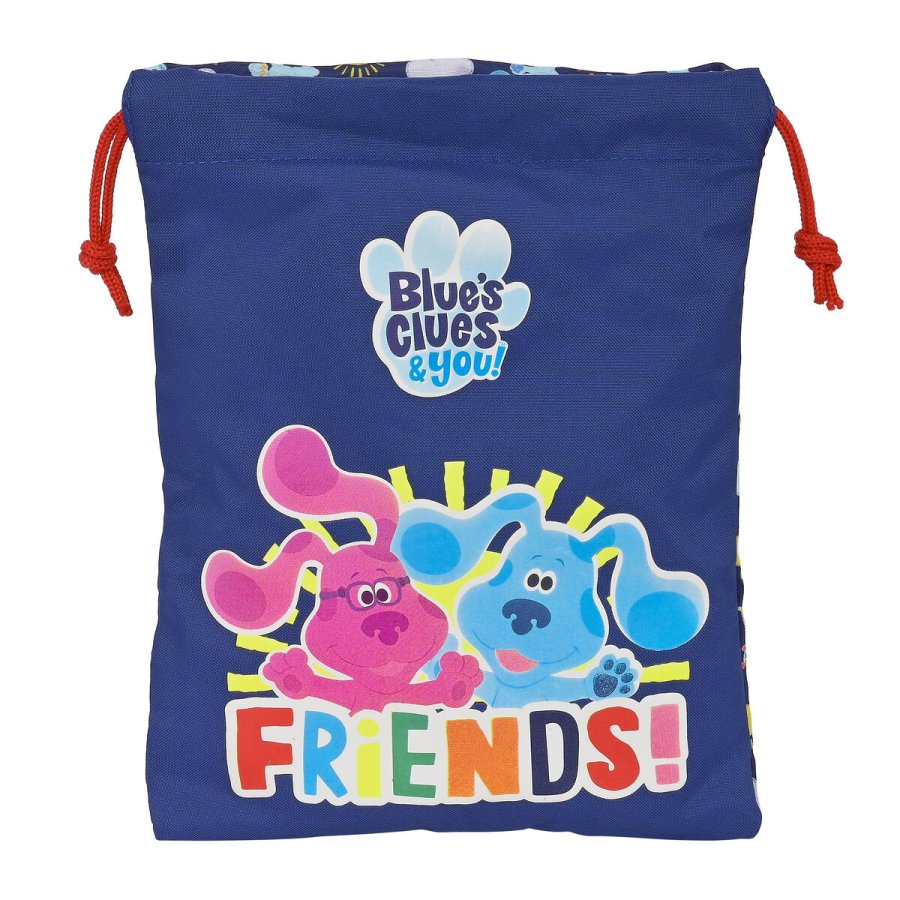 Madkasse med tilbehr Blue's Clues 20 x 25 cm sk (sack) Marinebl #1