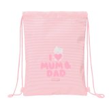 Rygs�k med Snore Safta Love Pink 26 x 34 x 1 cm #1