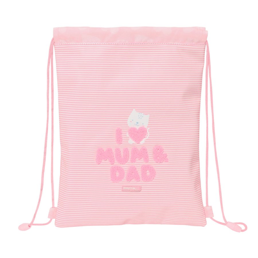 Rygs�k med Snore Safta Love Pink 26 x 34 x 1 cm #1