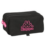 Tredobbelt bretaske Kappa Black and pink Sort (21,5 x 10 x 8 cm) #1
