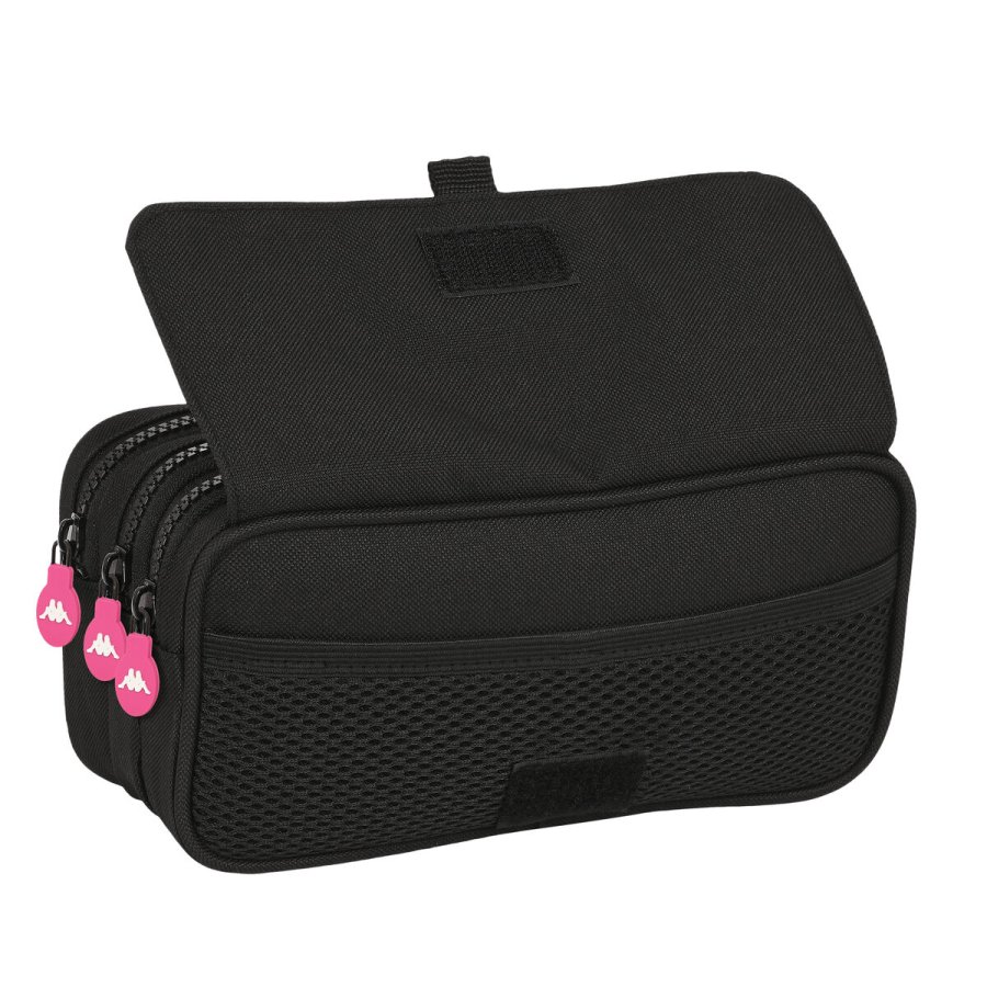 Tredobbelt bretaske Kappa Black and pink Sort (21,5 x 10 x 8 cm) #2