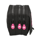 Tredobbelt bretaske Kappa Black and pink Sort (21,5 x 10 x 8 cm) #3