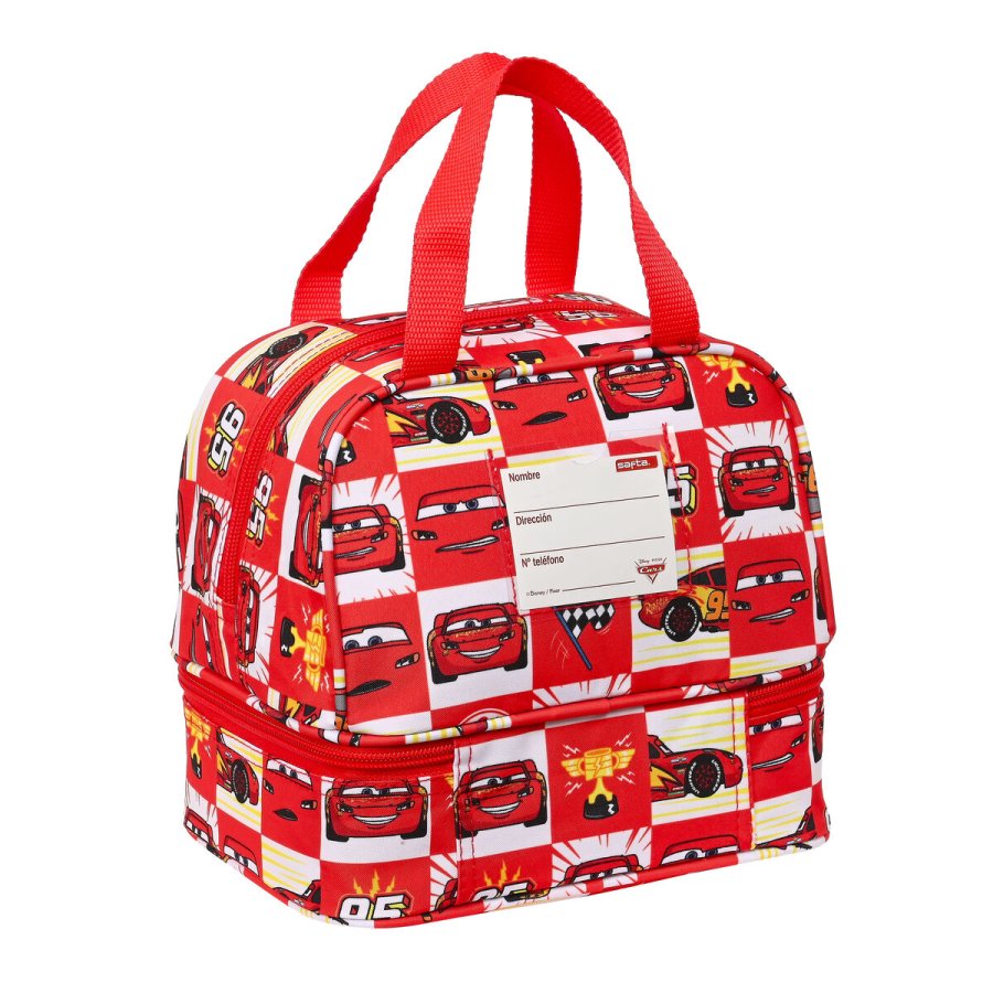 Madkasse med tilbehr Cars Let's race Rd Hvid 20 x 20 x 15 cm #3