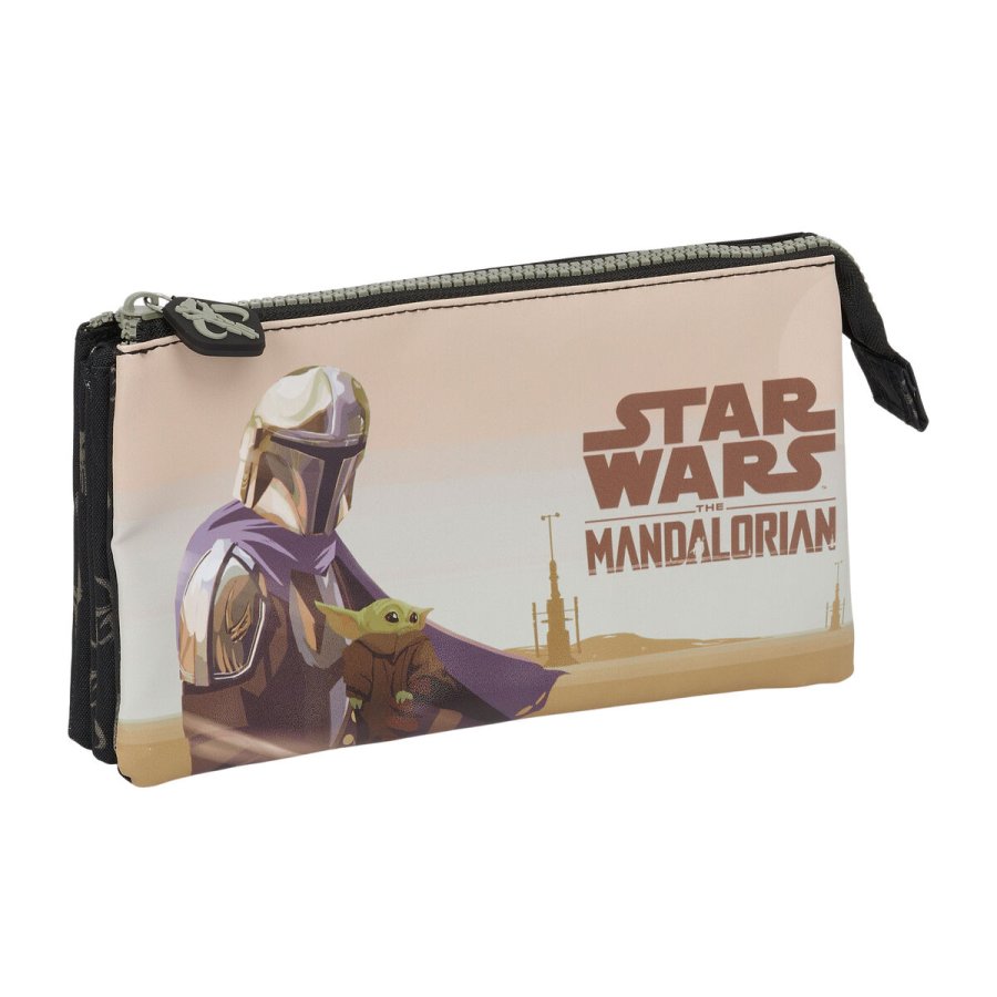 Dobbelt carry-all The Mandalorian This is the way Sort 22 x 12 x 3 cm #1