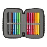 Penalhus med Tilbehr Paul Frank Campers Sort 12.5 x 19.5 x 4 cm (28 Dele) #3