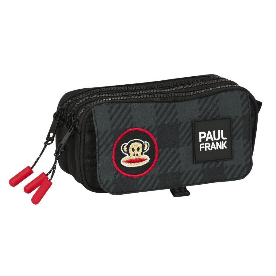 Tredobbelt bretaske Paul Frank Campers Sort (21,5 x 10 x 8 cm) #1