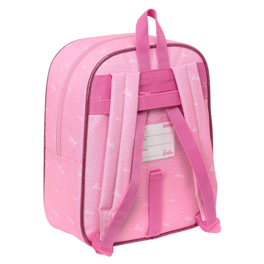 Brnetaske Barbie Girl Pink 22 x 27 x 10 cm #3