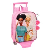 Skolerygsk med Hjul Barbie Girl Pink 22 x 27 x 10 cm #1