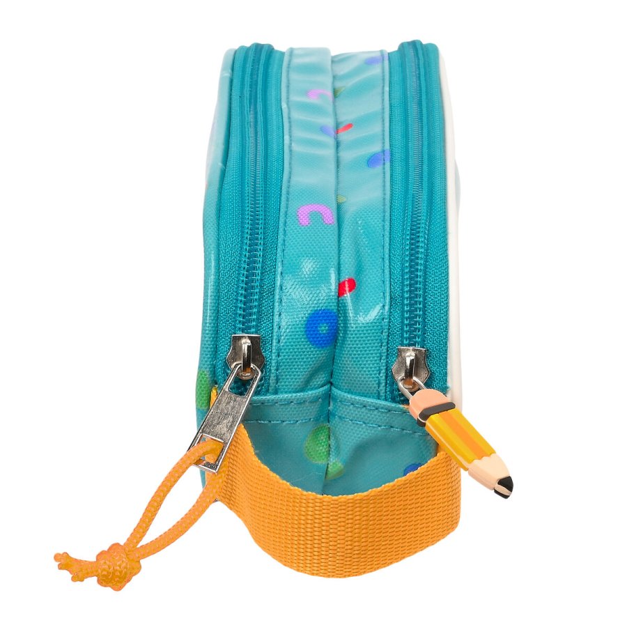 Dobbelt carry-all CoComelon Back to class Lysebl (21 x 8 x 6 cm) #2