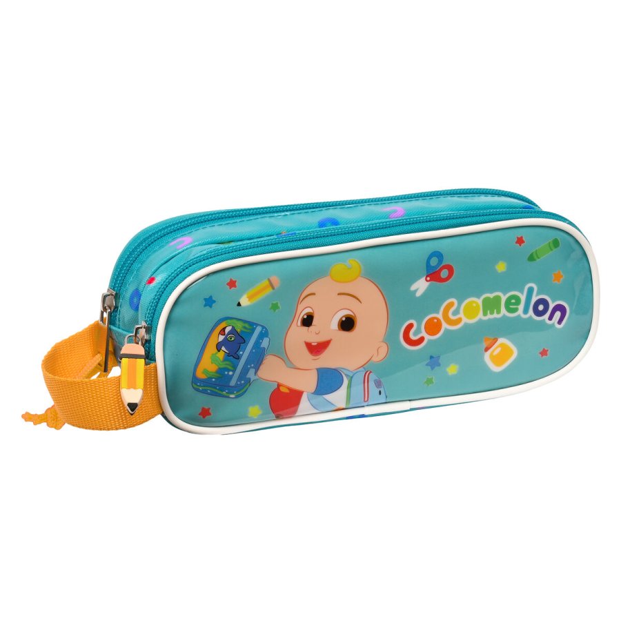 Dobbelt carry-all CoComelon Back to class Lysebl (21 x 8 x 6 cm) #1