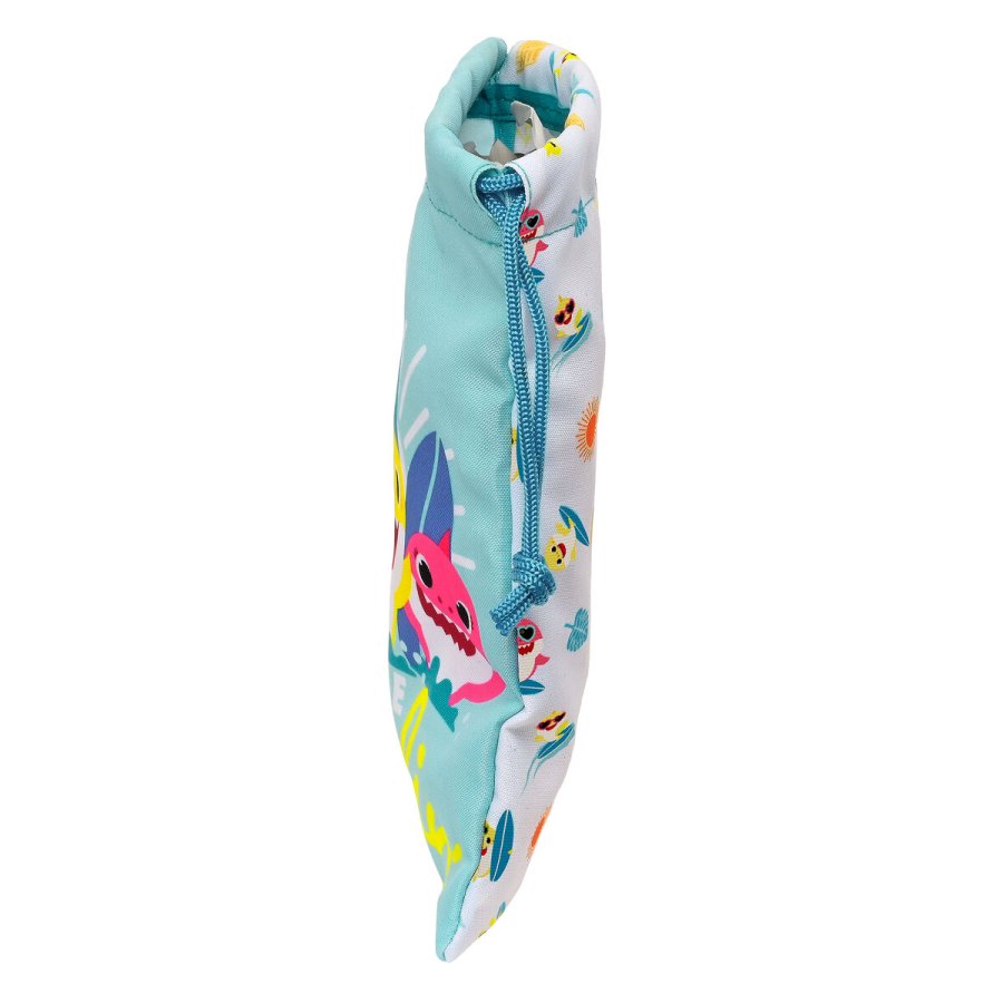 Madkasse med tilbehr Baby Shark Surfing 20 x 25 x 1 cm sk (sack) Bl Hvid #2