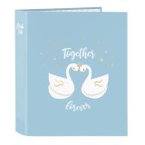 Ringbind Glow Lab Cisnes Bl A4 27 x 33 x 6 cm #1