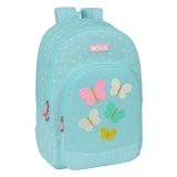 Skoletaske Moos Butterflies Bl 30 x 46 x 14 cm #1