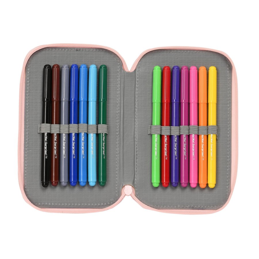 Tredobbelt Penalhus Na!Na!Na! Surprise Fabulous Pink 12.5 x 19.5 x 5.5 cm (36 Dele) #6