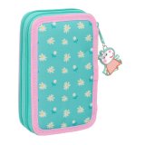 Penalhus med Tilbehr Peppa Pig Pretty flowers Gul Mint 12.5 x 19.5 x 4 cm 29 Dele #2