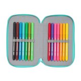 Penalhus med Tilbehr Peppa Pig Pretty flowers Gul Mint 12.5 x 19.5 x 4 cm 29 Dele #5