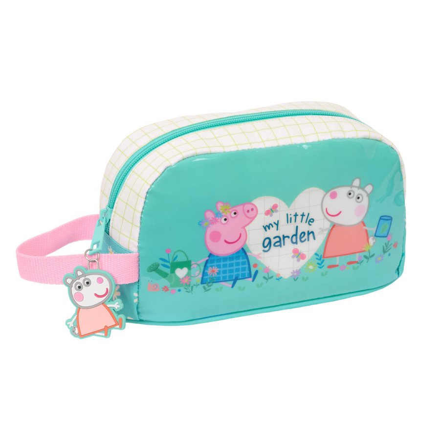 Termomadkasse Peppa Pig Pretty flowers Gul Mint 21,5 x 12 x 6,5 cm #1