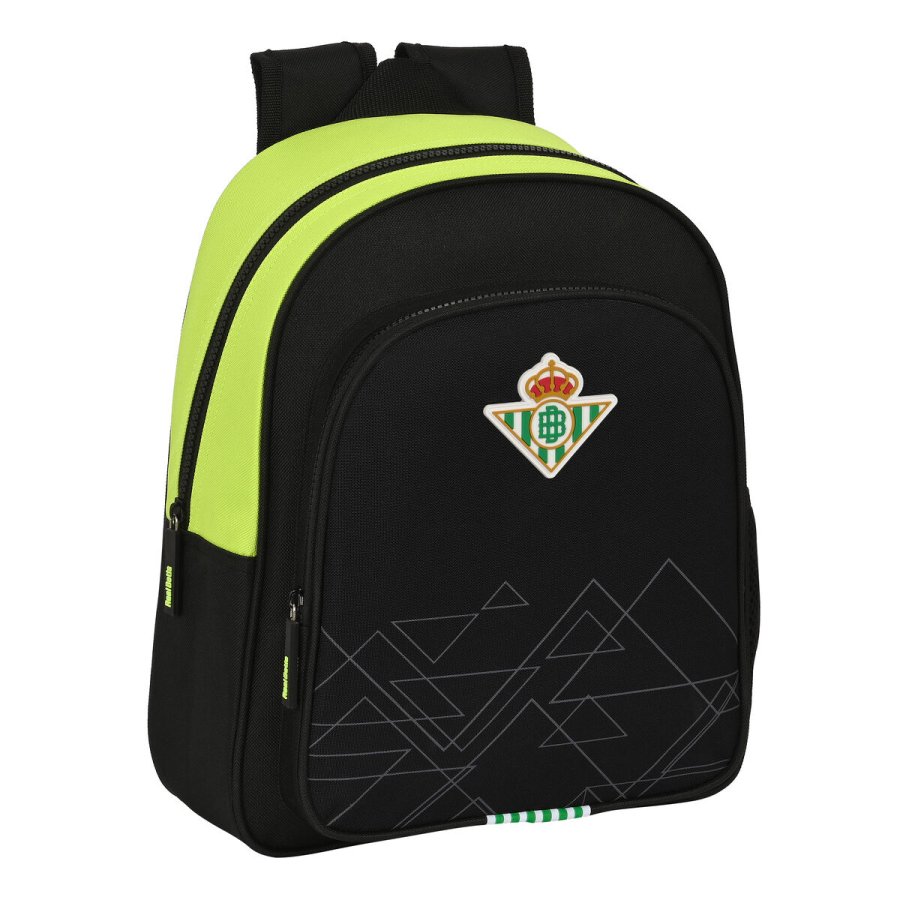 Skoletaske Real Betis Balompi Sort Lime 28 x 34 x 10 cm #1