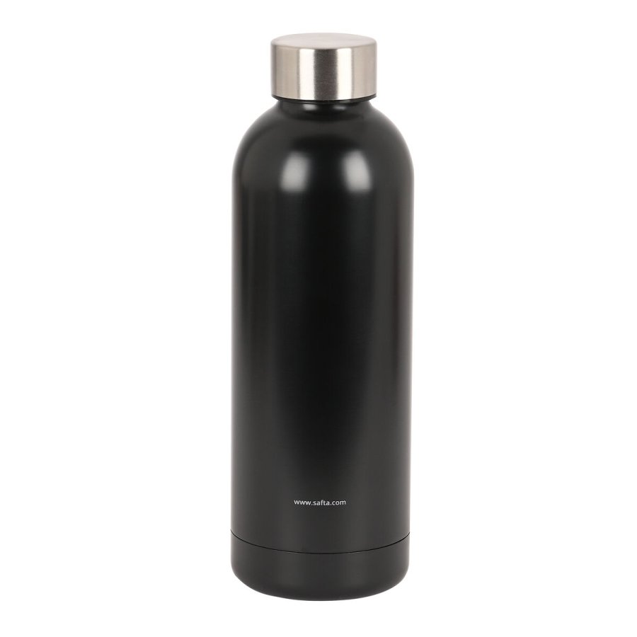 Flaske i rustfrit stl Safta Black 500 ml Sort #2
