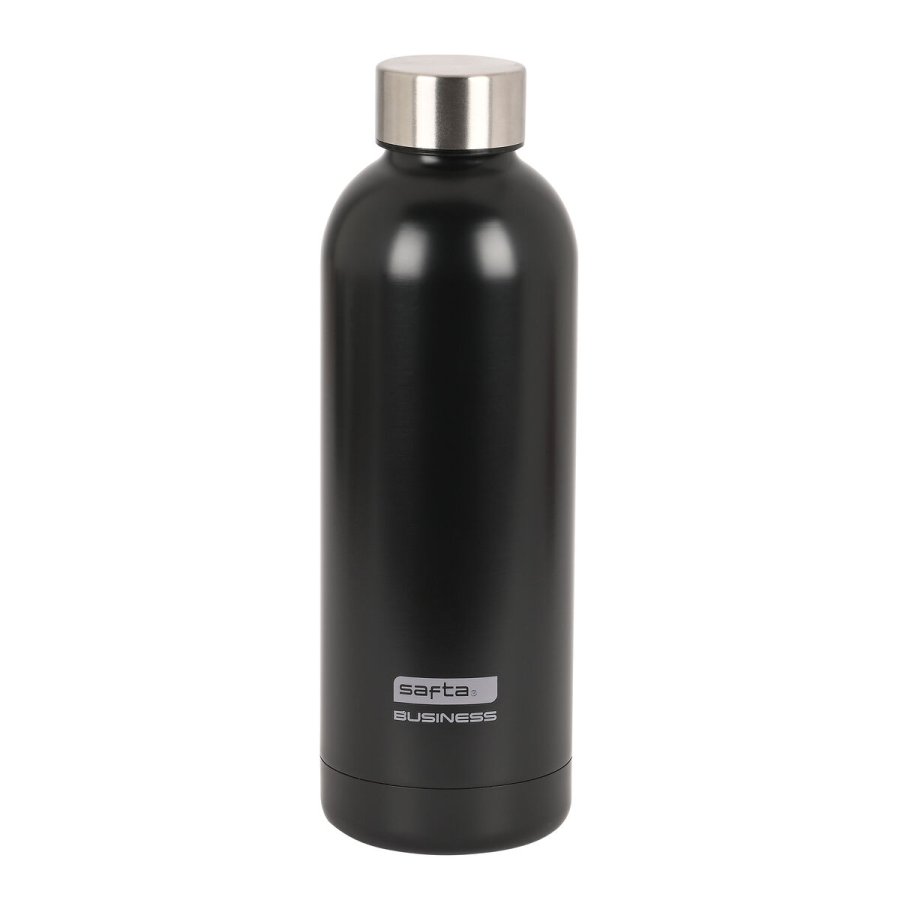 Flaske i rustfrit stl Safta Black 500 ml Sort #1