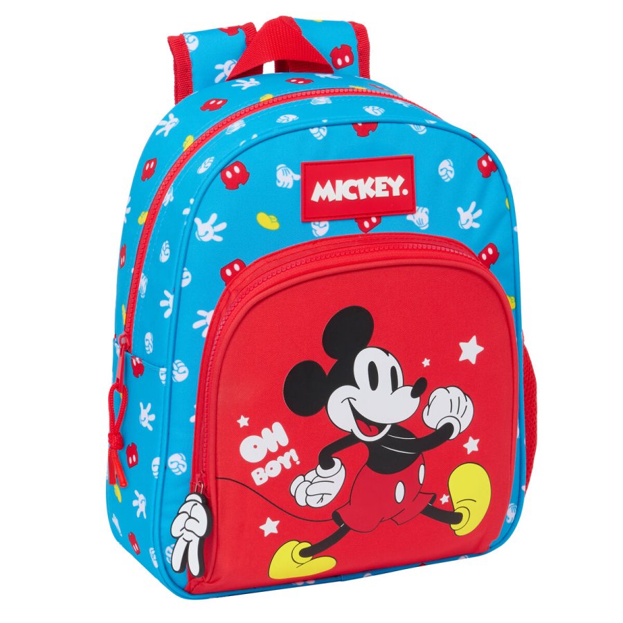 Skoletaske Mickey Mouse Clubhouse Fantastic Bl Rd 28 x 34 x 10 cm #1