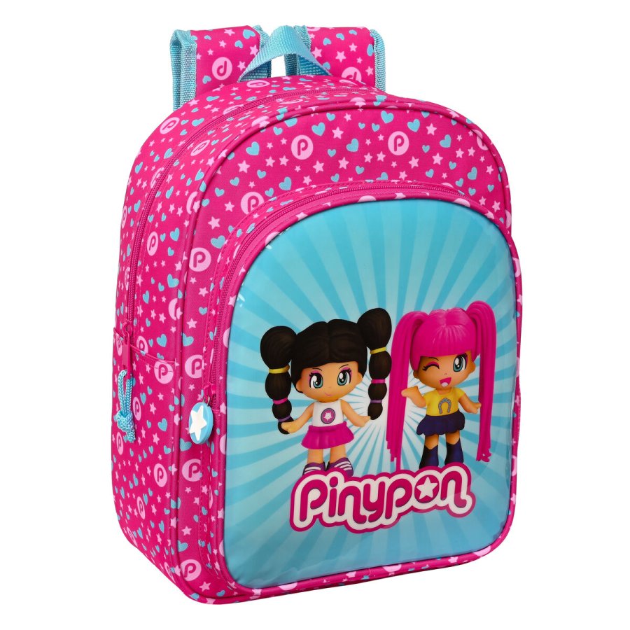 Skoletaske Pinypon Bl� Pink 26 x 34 x 11 cm #1