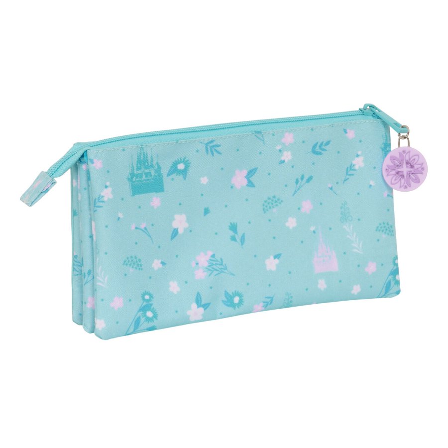 Tredobbelt bretaske Frozen Hello spring Lysebl 22 x 12 x 3 cm #2