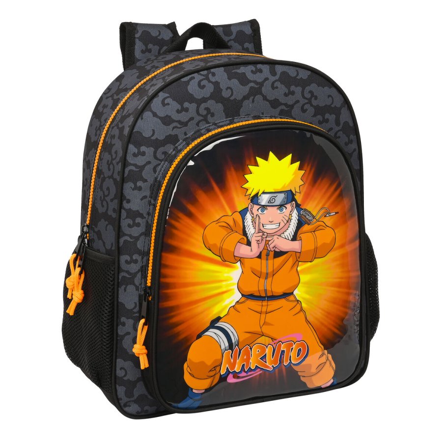 Skoletaske Naruto Sort Orange 32 X 38 X 12 cm #1