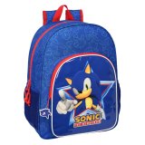 Skoletaske Sonic Let's roll Marinebl 33 x 42 x 14 cm #1