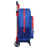 Skolerygsk med Hjul Sonic Let's roll Marinebl 33 x 42 x 14 cm #2
