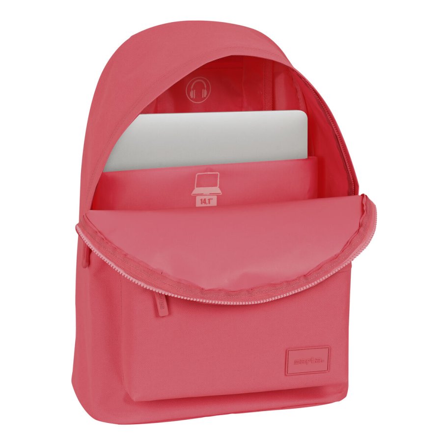 Skoletaske Safta Marsala 31 x 41 x 16 cm Rdbrun #3