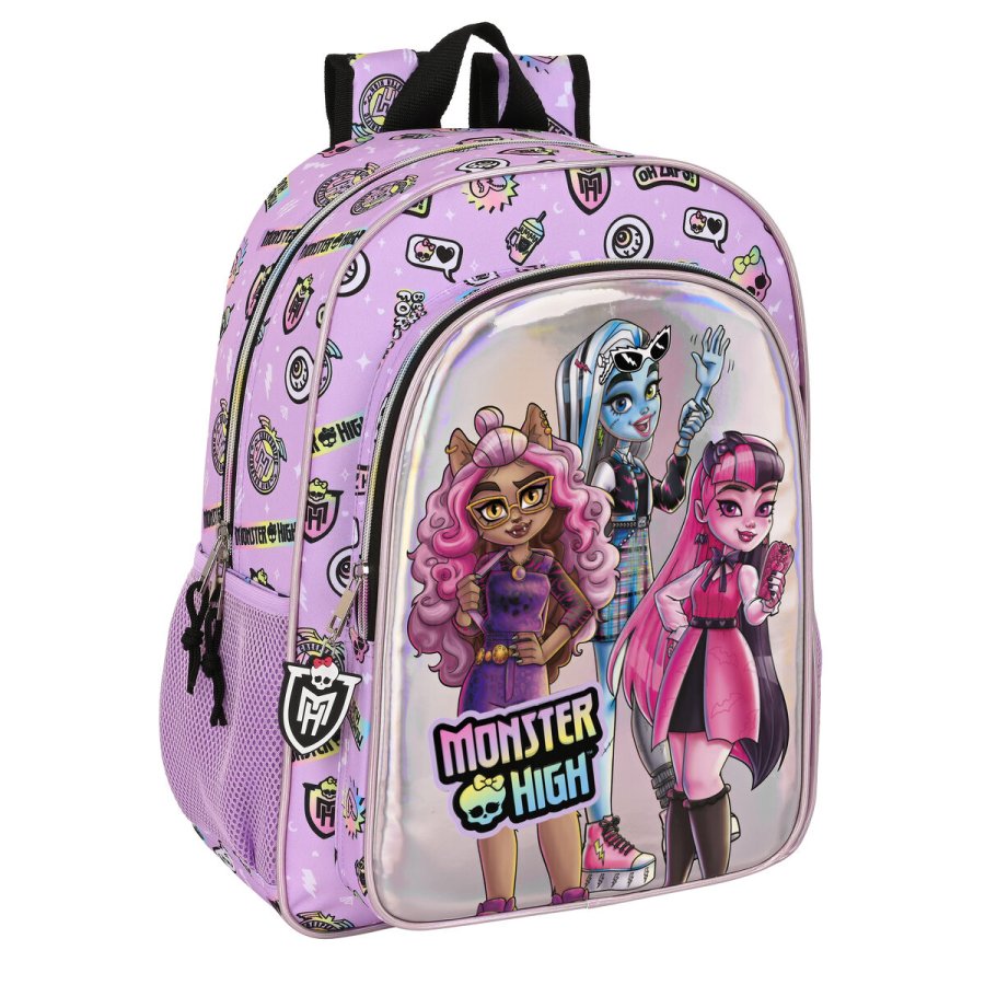 Skoletaske Monster High Best boos Syren 33 x 42 x 14 cm #1