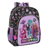 Skoletaske Monster High Creep Sort 32 X 38 X 12 cm #1