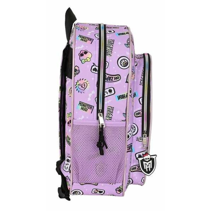 Skoletaske Monster High Best boos Syren 32 x 38 x 12 cm #3