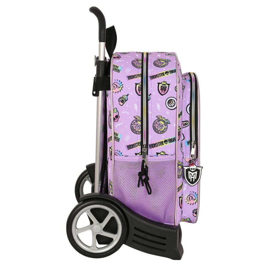 Skolerygsk med Hjul Monster High Best boos Syren 33 x 42 x 14 cm #2