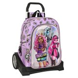 Skolerygsk med Hjul Monster High Best boos Syren 33 x 42 x 14 cm #1