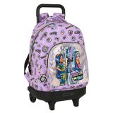Skolerygsk med Hjul Monster High Best boos Syren 33 X 45 X 22 cm #1