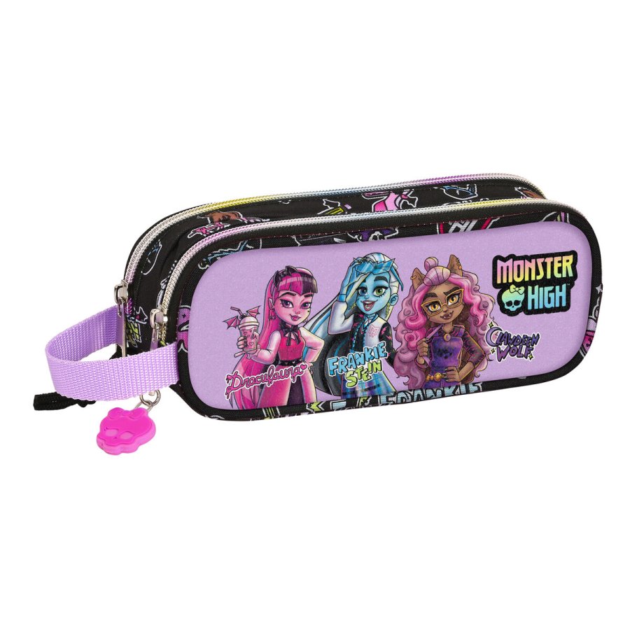 Dobbelt carry-all Monster High Creep Sort 21 x 8 x 6 cm #1